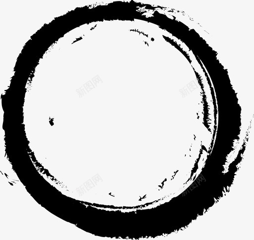 画笔圈抽象绘画图标svg_新图网 https://ixintu.com 抽象 画笔圈 素描 绘画