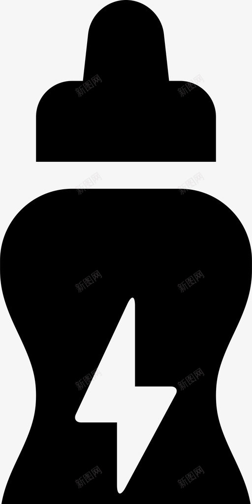 能量饮料瓶子健身房图标svg_新图网 https://ixintu.com 健身房 充满生活方式 瓶子 能量饮料 补充 运动 锻炼