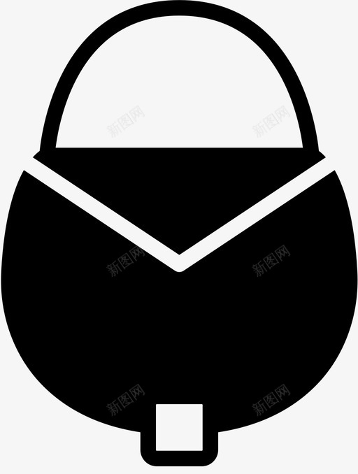 女式手袋配饰时尚图标svg_新图网 https://ixintu.com 女式手袋 时尚 时尚女装配饰 配饰
