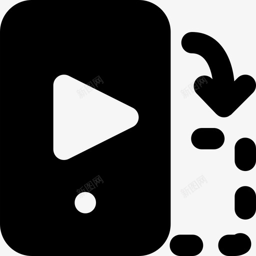 旋转横向通信功能图标svg_新图网 https://ixintu.com smashicons移动功能md固体 功能 旋转横向 移动 通信