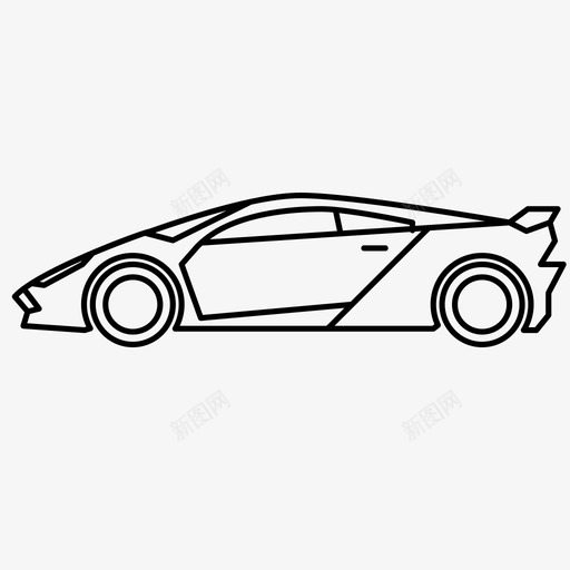 elemento汽车兰博基尼图标svg_新图网 https://ixintu.com elemento elemento系列 兰博基尼 汽车