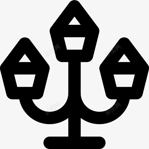 路灯漂亮的城市景观md轮廓图标svg_新图网 https://ixintu.com 漂亮的城市景观md轮廓 路灯