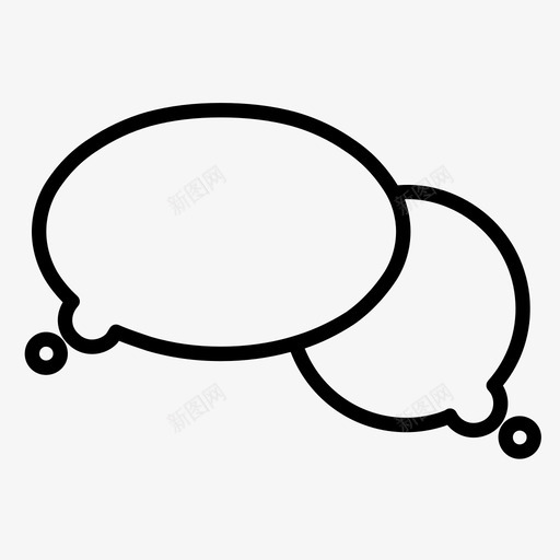 思考泡沫头脑风暴云图标svg_新图网 https://ixintu.com 云 头脑风暴 思想 思考泡沫 想法