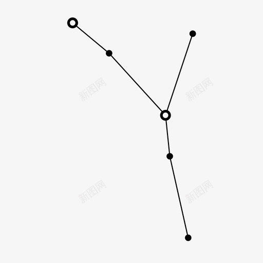螃蟹巨蟹座组成图标svg_新图网 https://ixintu.com 巨蟹座 恒星 星座 组成 网络 螃蟹