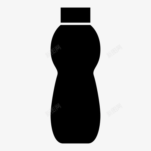 瓶装矿泉水图标svg_新图网 https://ixintu.com 瓶装矿泉水