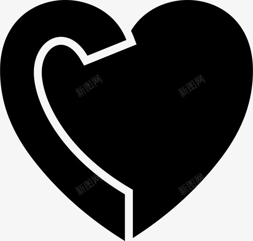 心爱象征图标svg_新图网 https://ixintu.com 心 情人节 爱 象征
