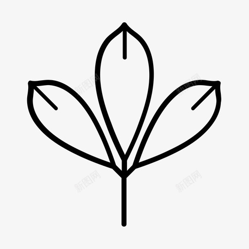 叶生态自然图标svg_新图网 https://ixintu.com 叶 植物 生态 自然