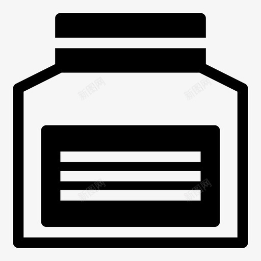 药品瓶子医药图标svg_新图网 https://ixintu.com 医学图标 医药 瓶子 药品
