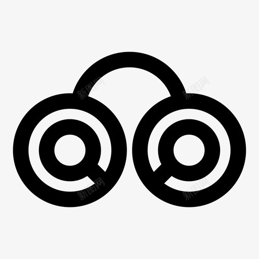 手铐手镯罪犯图标svg_新图网 https://ixintu.com 手铐 手镯 罪犯