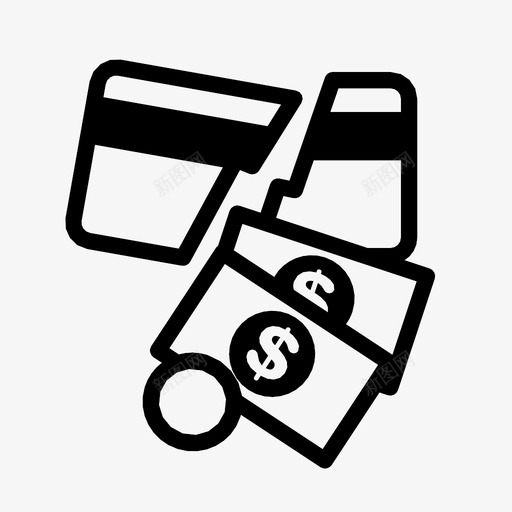 信用卡欺诈网络犯罪盗窃图标svg_新图网 https://ixintu.com 信用卡欺诈 盗窃 网络犯罪 网络犯罪或威胁