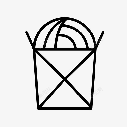 面条亚洲日本图标svg_新图网 https://ixintu.com 亚洲 外卖 日本 面条 韩国