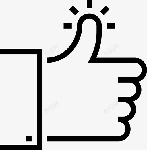 最佳选择最爱手势图标svg_新图网 https://ixintu.com 喜欢 大拇指 手势 投票 最佳选择 最爱 购物和零售02