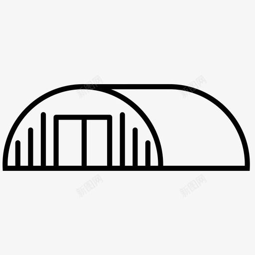 机库货物货物仓库图标svg_新图网 https://ixintu.com 交货 仓库 库存 机库 物流 货物 货物仓库 车库 运输