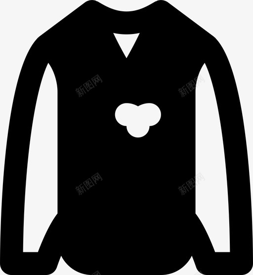 毛衣衣服时尚图标svg_新图网 https://ixintu.com smashicons男装mdsolid 时尚 毛衣 男士 衣服