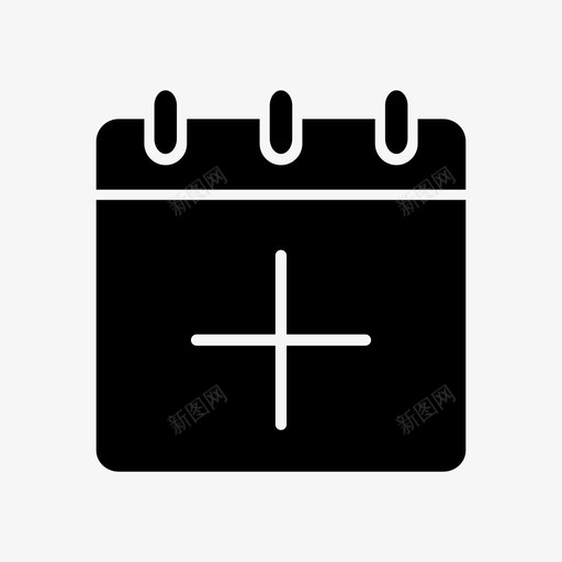 添加记事本添加笔记本日历图标svg_新图网 https://ixintu.com plus 日历 添加笔记本 添加记事本 记事本