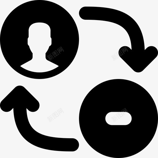 货币兑换商业金融图标svg_新图网 https://ixintu.com 史密森营销mdsolid 商业 市场营销 货币兑换 金融