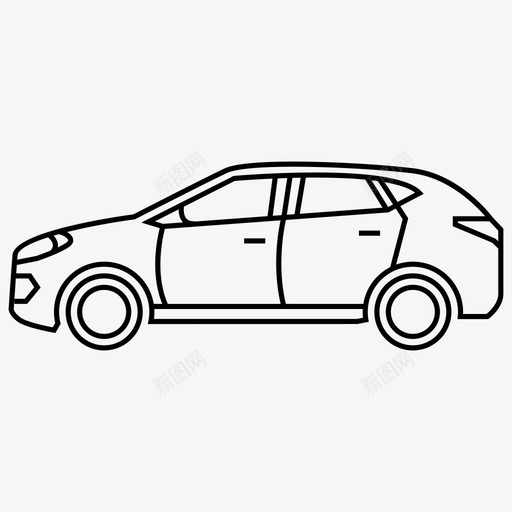 图森汽车现代图标svg_新图网 https://ixintu.com 图森 图森系列 汽车 现代