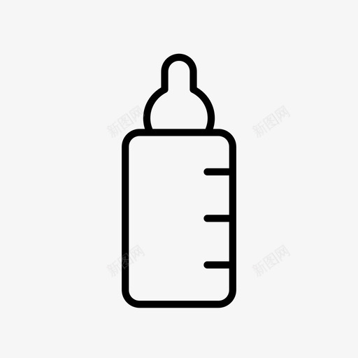 婴儿奶瓶儿童饮料图标svg_新图网 https://ixintu.com 儿童 婴儿奶瓶 饮料