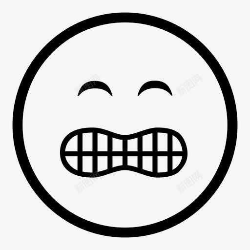 愤怒的表情愤怒的脸情绪图标svg_新图网 https://ixintu.com 大声 情绪 愤怒的脸 愤怒的表情