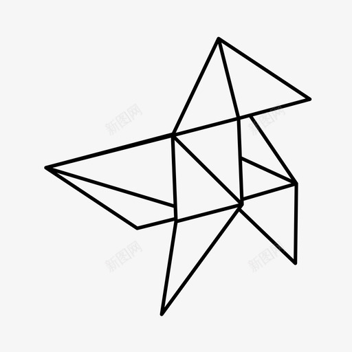 pajarita儿童工艺品图标svg_新图网 https://ixintu.com pajarita 儿童 工艺品 折纸 日本传统 游戏