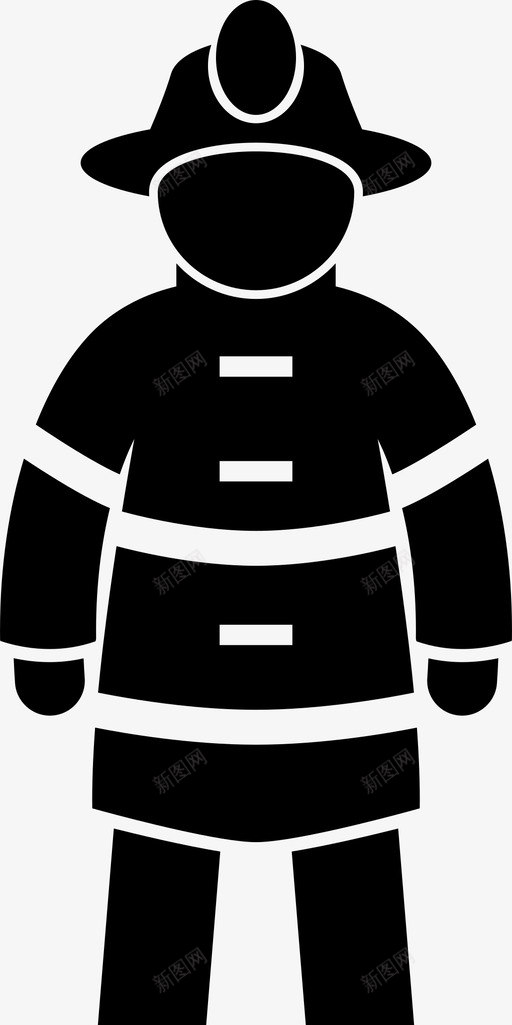 消防员服装消防图标svg_新图网 https://ixintu.com 制服 帽子 服装 消防 消防员