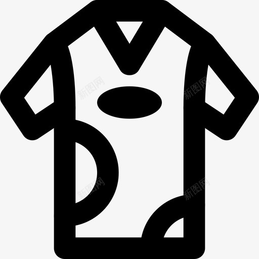 T恤服装时尚图标svg_新图网 https://ixintu.com T恤 时尚 时尚男士 时尚男士服装md轮廓 服装 男士