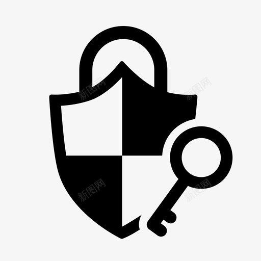 安全锁和钥匙隐私图标svg_新图网 https://ixintu.com 保护 安全 收钱 锁和钥匙 隐私