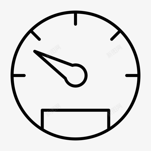 仪表板低速度控制速度表图标svg_新图网 https://ixintu.com 仪表板低 速度控制 速度表