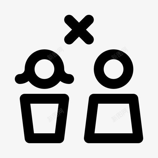离婚夫妻家庭图标svg_新图网 https://ixintu.com 司法 夫妻 家庭 家庭法 法律 离婚