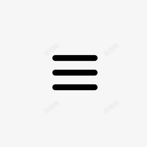 菜单列表图标svg_新图网 https://ixintu.com 列表 菜单