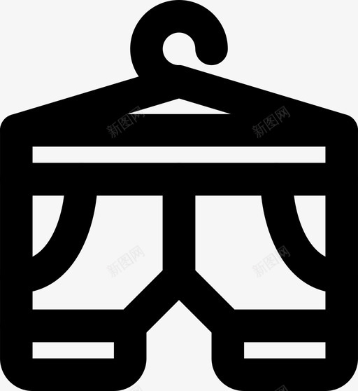 短裤衣服时尚图标svg_新图网 https://ixintu.com 帅哥男装md大纲 时尚 男装 短裤 衣服