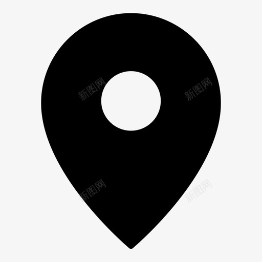 地图图钉方向位置图标svg_新图网 https://ixintu.com 位置 地图图钉 地点 必须有图标 方向 旅行