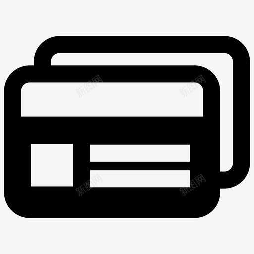 卡atm卡信用卡图标svg_新图网 https://ixintu.com atm卡 信用卡 借记卡 卡