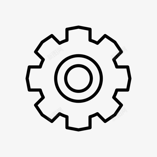 齿轮帐户首选项选项图标svg_新图网 https://ixintu.com 帐户首选项 设置 选项 齿轮