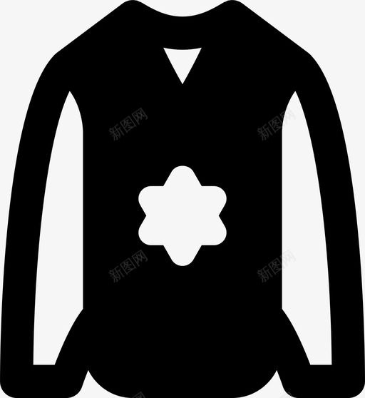 毛衣衣服时尚图标svg_新图网 https://ixintu.com smashicons男装mdsolid 时尚 毛衣 男士 衣服