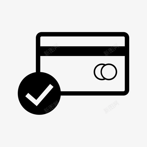 信用卡余额存款图标svg_新图网 https://ixintu.com 余额 信用卡 存款 支付 维萨