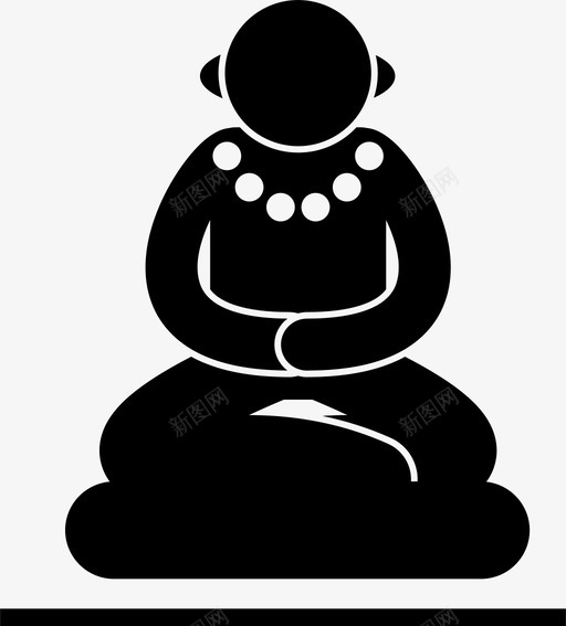 寺庙神像亚洲佛陀图标svg_新图网 https://ixintu.com 亚洲 亚洲文化 佛教 佛陀 印度教 寺庙神像