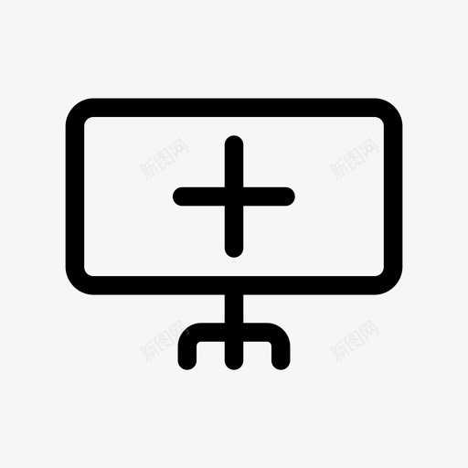 添加演示文稿新建幻灯片投影仪图标svg_新图网 https://ixintu.com 创建演示文稿 投影仪 新建幻灯片 添加演示文稿