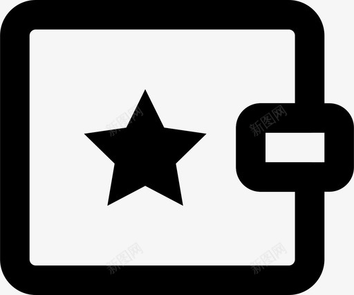 钱包配饰时尚图标svg_新图网 https://ixintu.com smashicons男士配件md大纲 时尚 男士 配饰 钱包