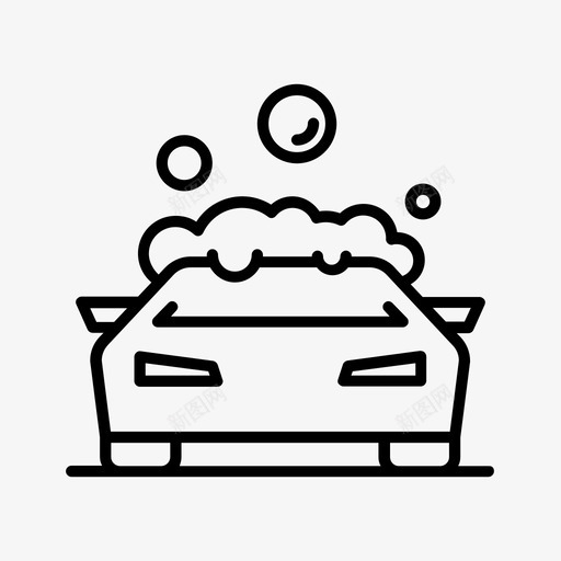 洗车皂汽车清洁图标svg_新图网 https://ixintu.com 汽车 汽车和汽车服务 洗车皂 清洁