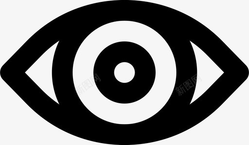 人眼视图视觉图标svg_新图网 https://ixintu.com 人眼 人眼md轮廓 视图 视觉