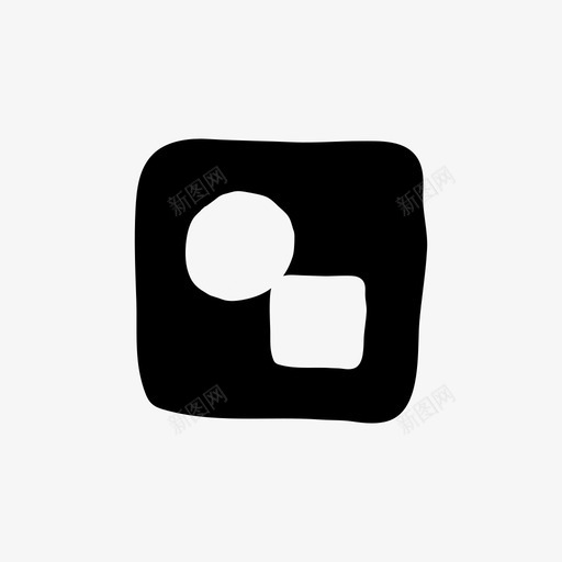 绘图框手绘材质图标svg_新图网 https://ixintu.com 手绘 手绘材质设计图标 材质设计 绘图框