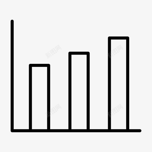 柱状图分析图表图标svg_新图网 https://ixintu.com 分析 图表 柱状图