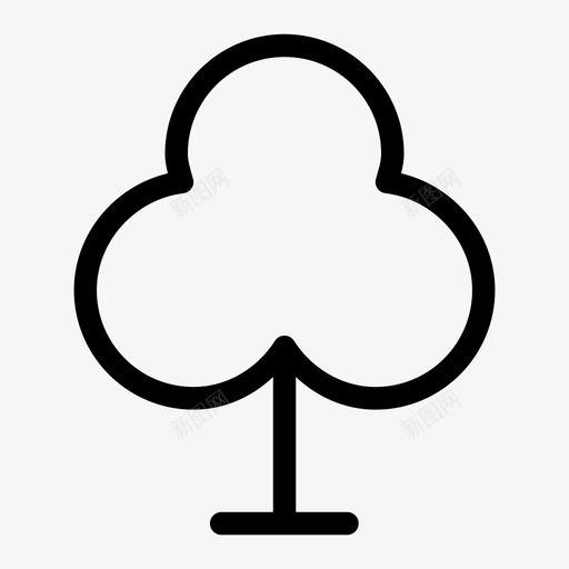 三叶草纸牌赌博图标svg_新图网 https://ixintu.com 三叶草 游戏 玩耍 纸牌 赌博