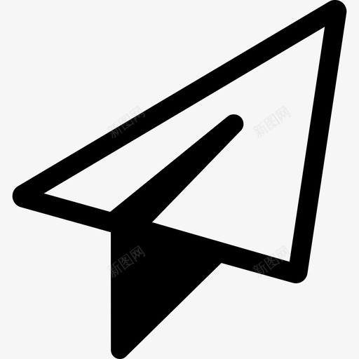纸飞机运输管理用户界面图标svg_新图网 https://ixintu.com 管理用户界面 纸飞机 运输