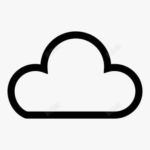 云天空天气图标svg_新图网 https://ixintu.com 云 天气 天空