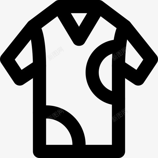 T恤服装时尚图标svg_新图网 https://ixintu.com T恤 时尚 时尚男士 时尚男士服装md轮廓 服装 男士