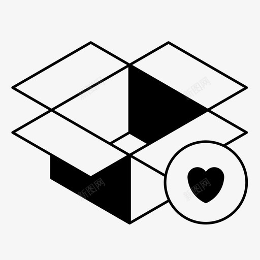 移动盒子添加到列表送货图标svg_新图网 https://ixintu.com 最喜欢的订单 添加到列表 爱储存 爱购物 盒子 移动盒子 送货