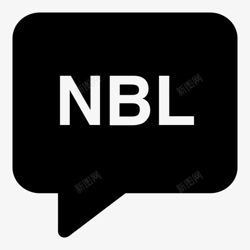 南恩德贝勒气泡语言图标svg_新图网 https://ixintu.com nbl 南恩德贝勒 气泡 语言 语言代码3个字母实心