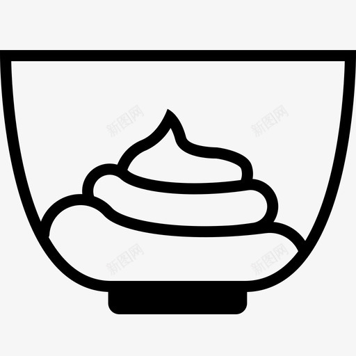 双层奶油烘焙菜肴图标svg_新图网 https://ixintu.com 双层奶油 烘焙 美味烘焙 菜肴 鲜奶油
